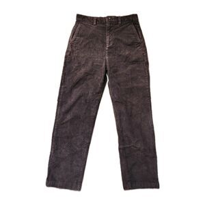 Gap Womens Corduroy Pants 28x30 Brown Straight Leg High Rise Stretch Casual EUC